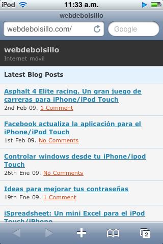 webdebolsillo usando Mobilepress