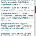 Twitter en Opera Mini